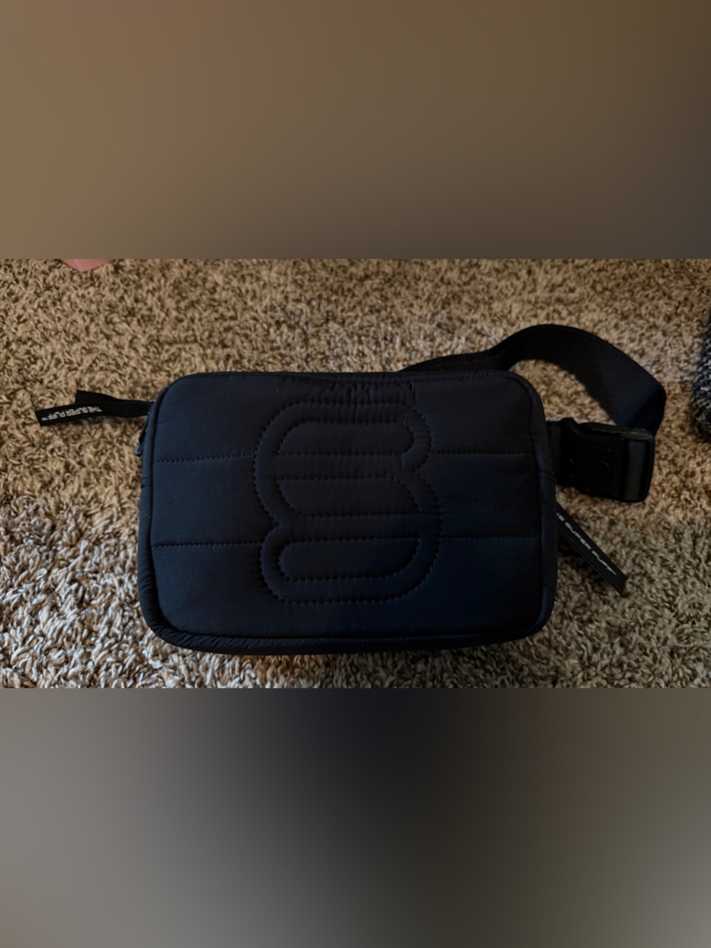 Aritzia Super Puff Black Crossbody Bag - NWT!